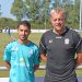 Essam Salamoun trækker i den blå trøje