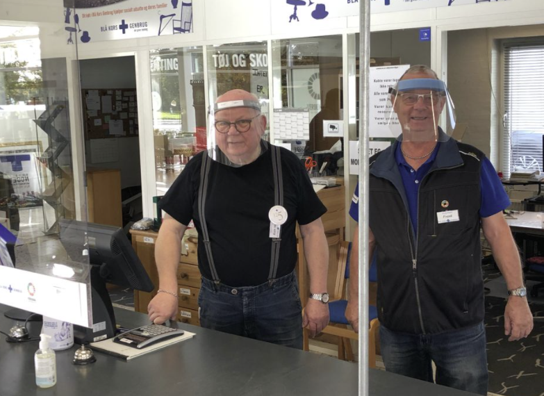 Fra torsdag var der krav om mundbind i alle landets butikker