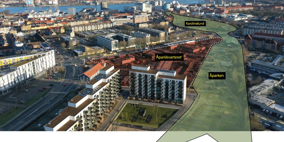 Åparken forvandler gammelt godsbaneterræn til unik naturpark midt i Nordjyllands hovedstad