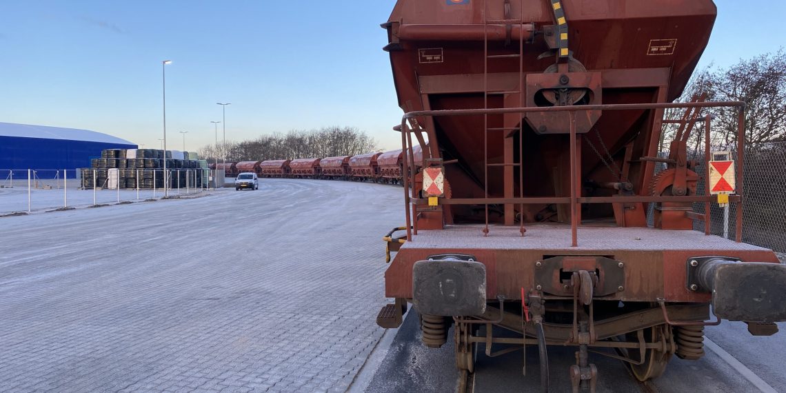 Nyopført godsbaneterminal sparer over to års CO2-forbrug