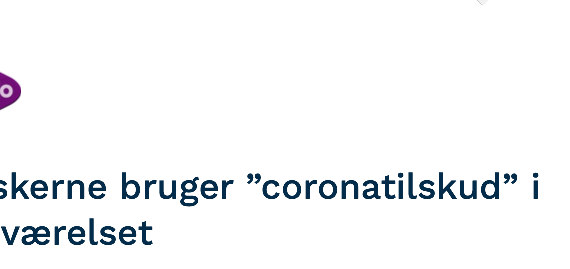 Danskerne bruger ”coronatilskud” i soveværelset