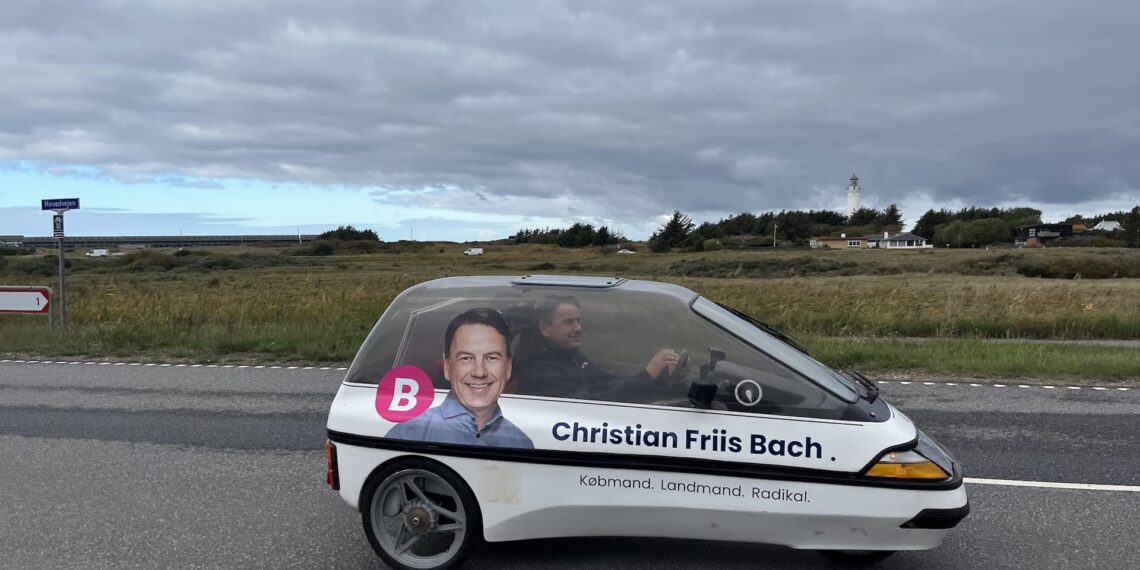 Valgkamp på tre hjul: Nordjysk folketingskandidat har kørt 1000 km i en Ellert