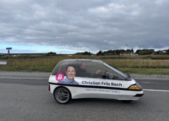Valgkamp på tre hjul: Nordjysk folketingskandidat har kørt 1000 km i en Ellert