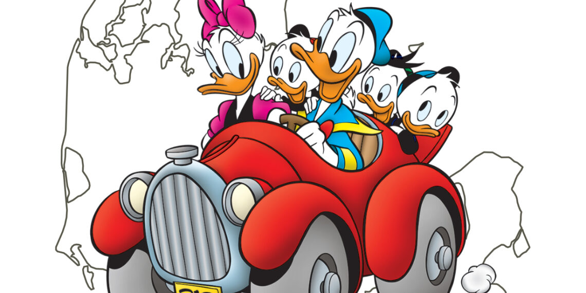 Hvilken landsdel skal Anders And på eventyr i?