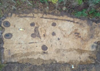Vikingehal fra Harald Blåtands tid dukket op i Hune