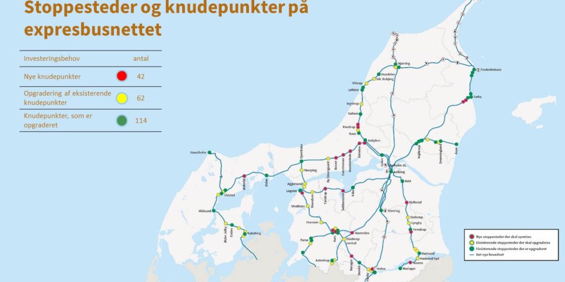 Stoppesteder til nordjyske expresbusser bliver opgraderet