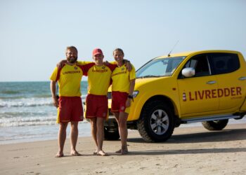 Leg og lær livredning på Blokhus Strand med TrygFondens LivredderPatrulje