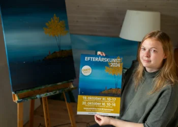Linnea skaber motiverne i hovedet.