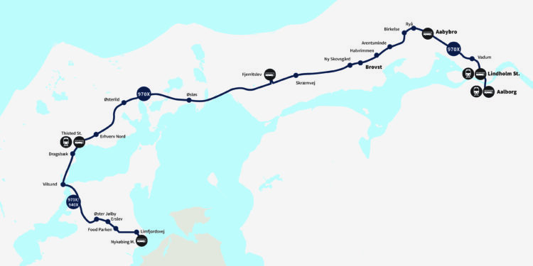 Flere byer får adgang til expresbusser mellem Aalborg og Nordvestjylland