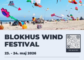 Blokhus Strand fyldes igen med kæmpedrager og vindaktiviteter