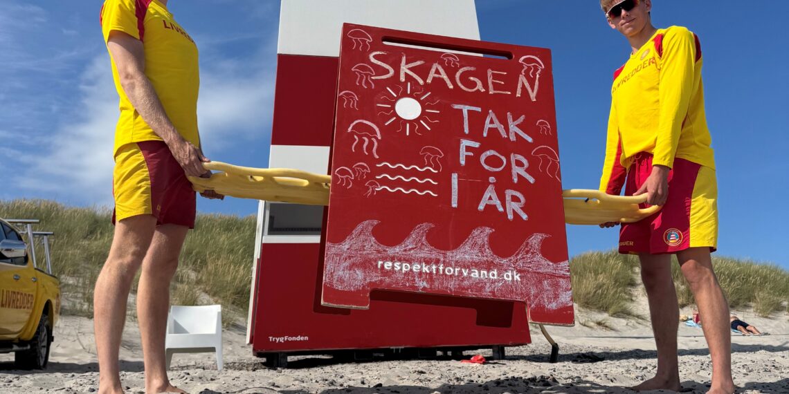 Super sommer gav travlhed på strandene